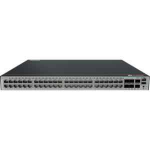 华为CloudEngine S5735-L48LPN4XE-A-V2交换机(48个10/100/1000/2.5GBASE-T以太网端口(PoE+),4个万兆SFP+,2个12GE堆叠口,360W PoE,内置交流供电)