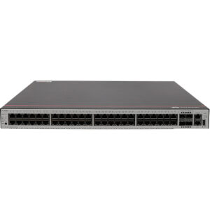 华为CloudEngine S5735-L48P4X-A千兆交换机 组合配置(48个10/100/1000BASE-T以太网端口,4个万兆SFP+,PoE+,含1个1000W电源)
