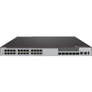 华为CloudEngine S5735-S24P4XEZ-V2交换机(24个10/100/1000BASE-T以太网端口(PoE+),4个万兆SFP+,2个12GE堆叠口,支持子卡槽位,不含电源)