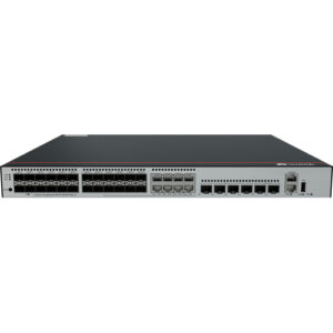 华为CloudEngine S5735-S24ST4XE-V2全光口交换机(24个千兆SFP,其中8个10/100/1000Base-T Combo,4个万兆SFP+,2个12GE堆叠口,不含电源)