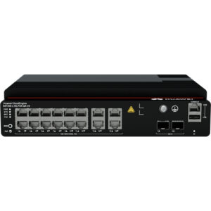 华为CloudEngine S5735E-L16LP2X-QA-V2华为教育医疗交换机，华为教医增强专款交换机(16个10/100/1000BASE-T以太网端口,2个万兆SFP+,PoE+,125W PoE,内置交流供电,无风扇)