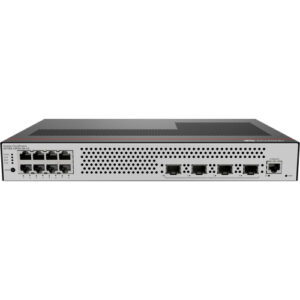 华为CloudEngine S5735E-L8P4X-QA-V2华为教育医疗交换机，华为教医增强专款交换机(8个10/100/1000BASE-T以太网端口(PoE+),4个万兆SFP+,125W PoE,内置交流供电,自然散热)