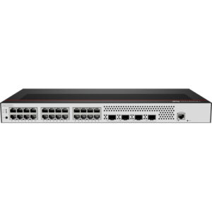 华为CloudEngine S5735R-L24T4X-QA-V2交换机(24个10/100/1000BASE-T以太网端口,4个万兆SFP+,内置交流供电,自然散热)