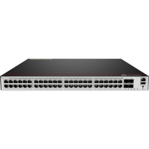 华为CloudEngine S5735R-L48P4X-A-V2交换机(48个10/100/1000BASE-T以太网端口(PoE+),4个万兆SFP+,846W PoE,含1个交流电源)