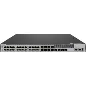 华为CloudEngine S5735R-S24T8J4X-XA-V2双电源交换机(24个10/100/1000BASE-T以太网端口,8个2.5GE SFP(可切换为2个万兆SFP+),4个万兆SFP+,双内置交流供电)