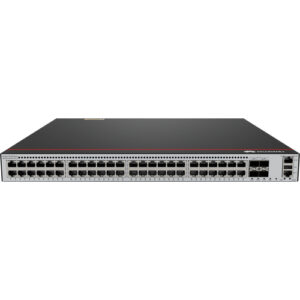 华为CloudEngine S5735R-S48T4X-XA-V2交换机,自带双电源(48个10/100/1000BASE-T以太网端口,4个万兆SFP+,双内置交流供电)