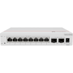 华为CloudEngine S5751R-L8T2X-QA交换机(8个10/100/1000BASE-T以太网端口,2个万兆SFP+,含1个交流适配器,无风扇)