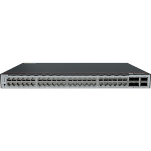 华为CloudEngine S5755-H48P4Y2CZ高品质千兆交换机(48个10/100/1000BASE-T以太网端口,4个25GE SFP28,2个100GE QSFP28,支持子卡槽位,PoE+,不含电源)