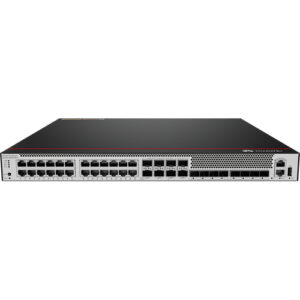 华为CloudEngine S5755-S24P8J8YZ交换机(24个10/100/1000BASE-T以太网端口(PoE+),8个2.5GE SFP以太网光接口(可切换为2个万兆SFP+),8个25GE SFP28,支持子卡槽位,不含电源)