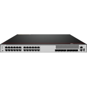 华为CloudEngine S5755-S24P8Y交换机(24个10/100/1000BASE-T以太网端口(PoE+),8个25GE SFP28,不含电源)