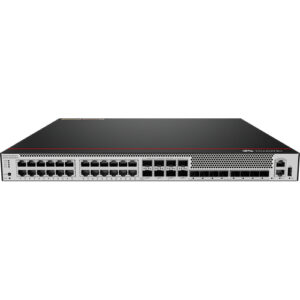 华为CloudEngine S5755-S24U8J8YZ交换机(24个10/100/1000BASE-T以太网端口(PoE++),8个2.5GE SFP以太网光接口(可切换为2个万兆SFP+),8个25GE SFP28,支持子卡槽位,不含电源)