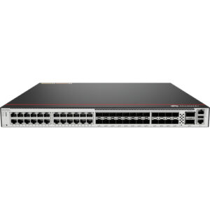 华为CloudEngine S6750-S24T16X8Y2CZ汇聚交换机(24个10/100/1000BASE-T以太网端口,16个万兆SFP+,8个25GE SFP28,2个100GE QSFP28,支持子卡槽位,不含电源)